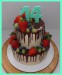 1039 - drip cake s ovocem 2 patra
