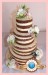 1062 - svatební naked cake